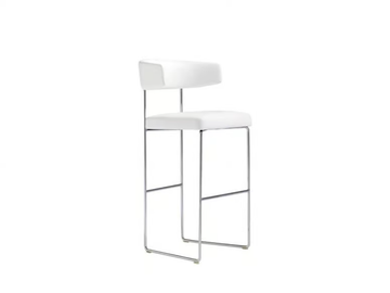TAURO BQ4202 - Sled base upholstered stool with footrest by Andreu World - view 2